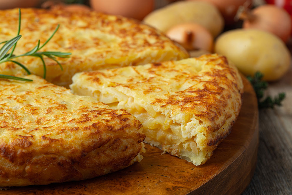 Tortilla de patata en Santander