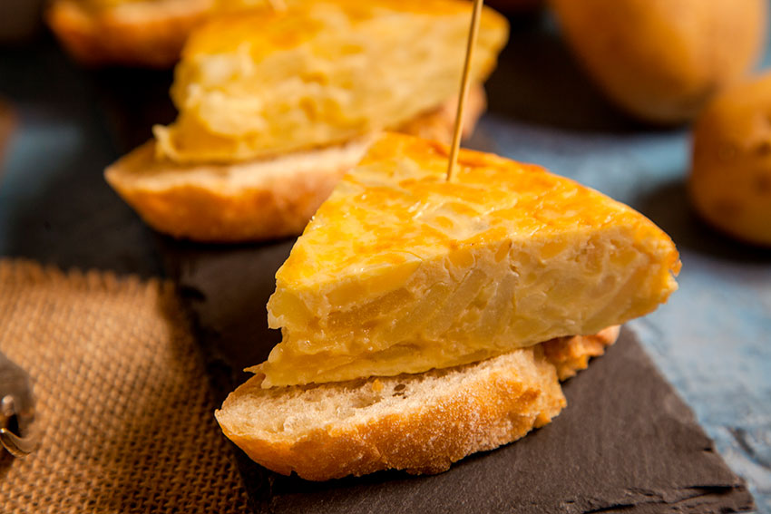 Tortilla de patata en Santander